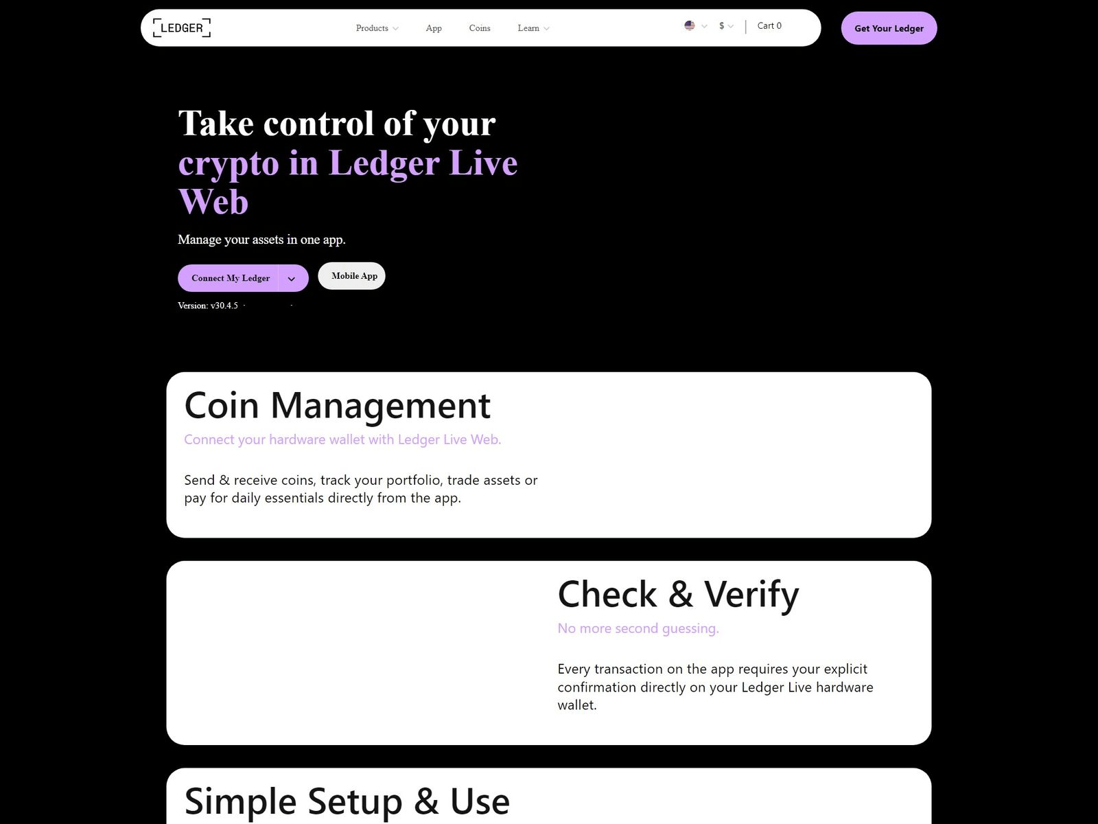 Screenshot of my--download-ledger.webflow.io