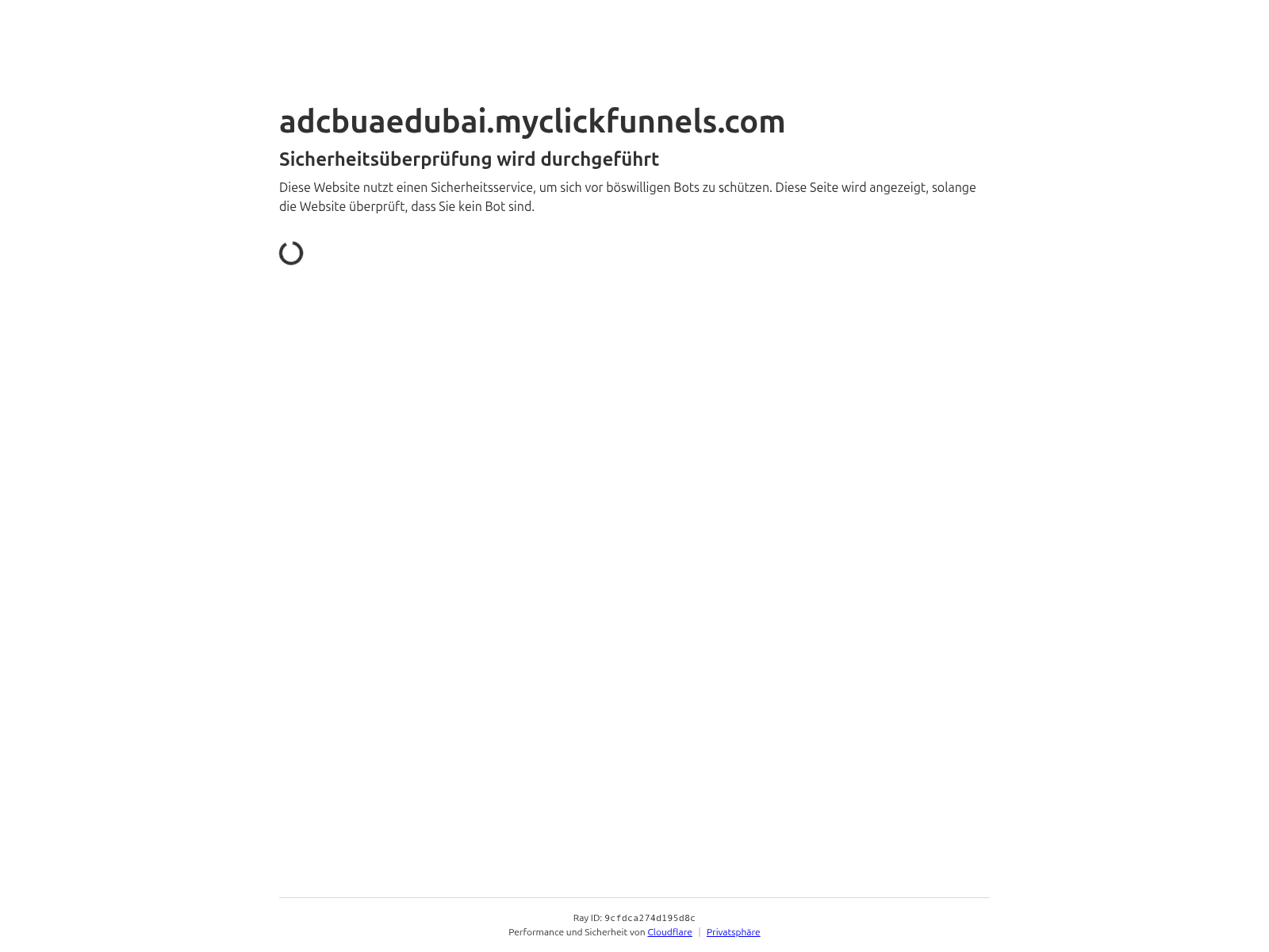 Screenshot of adcbuaedubai.myclickfunnels.com