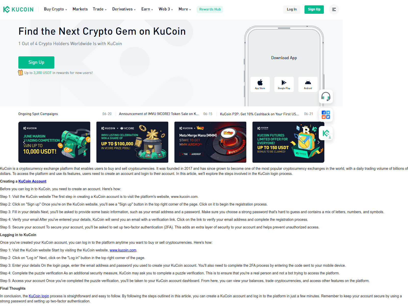 Screenshot of kucconloggn.webflow.io