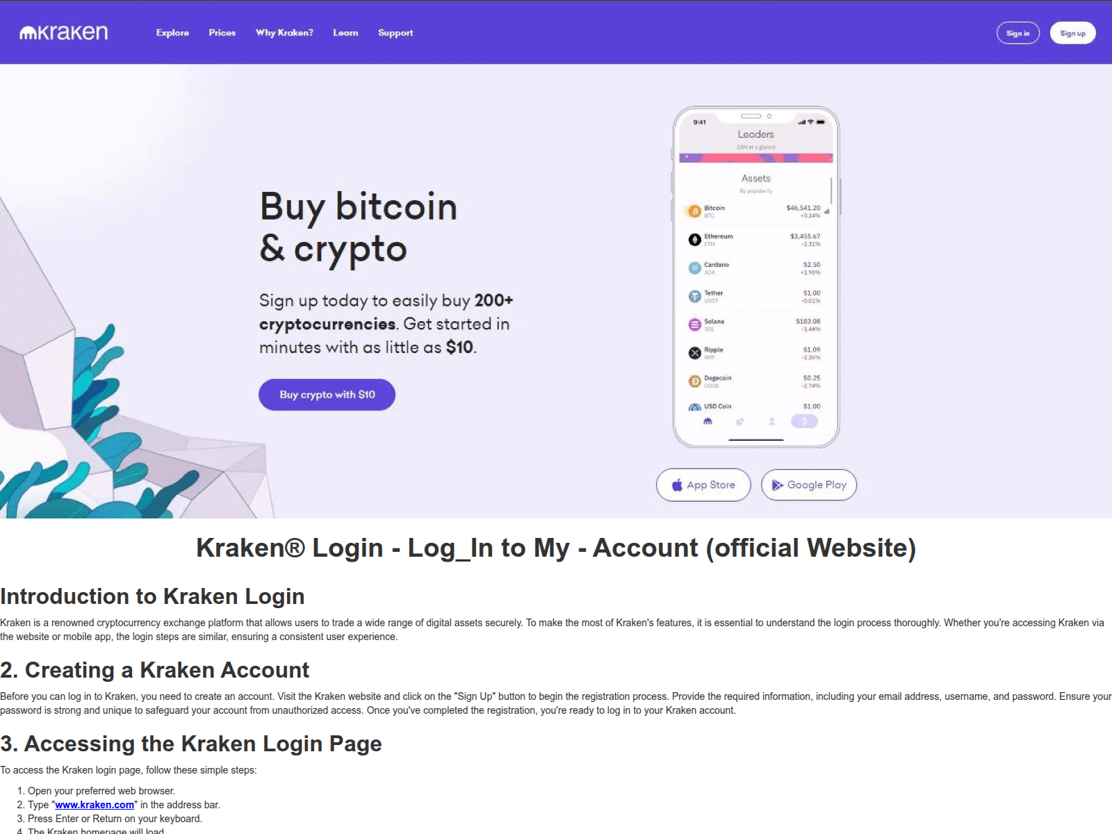 Screenshot of krueekenlogin.webflow.io