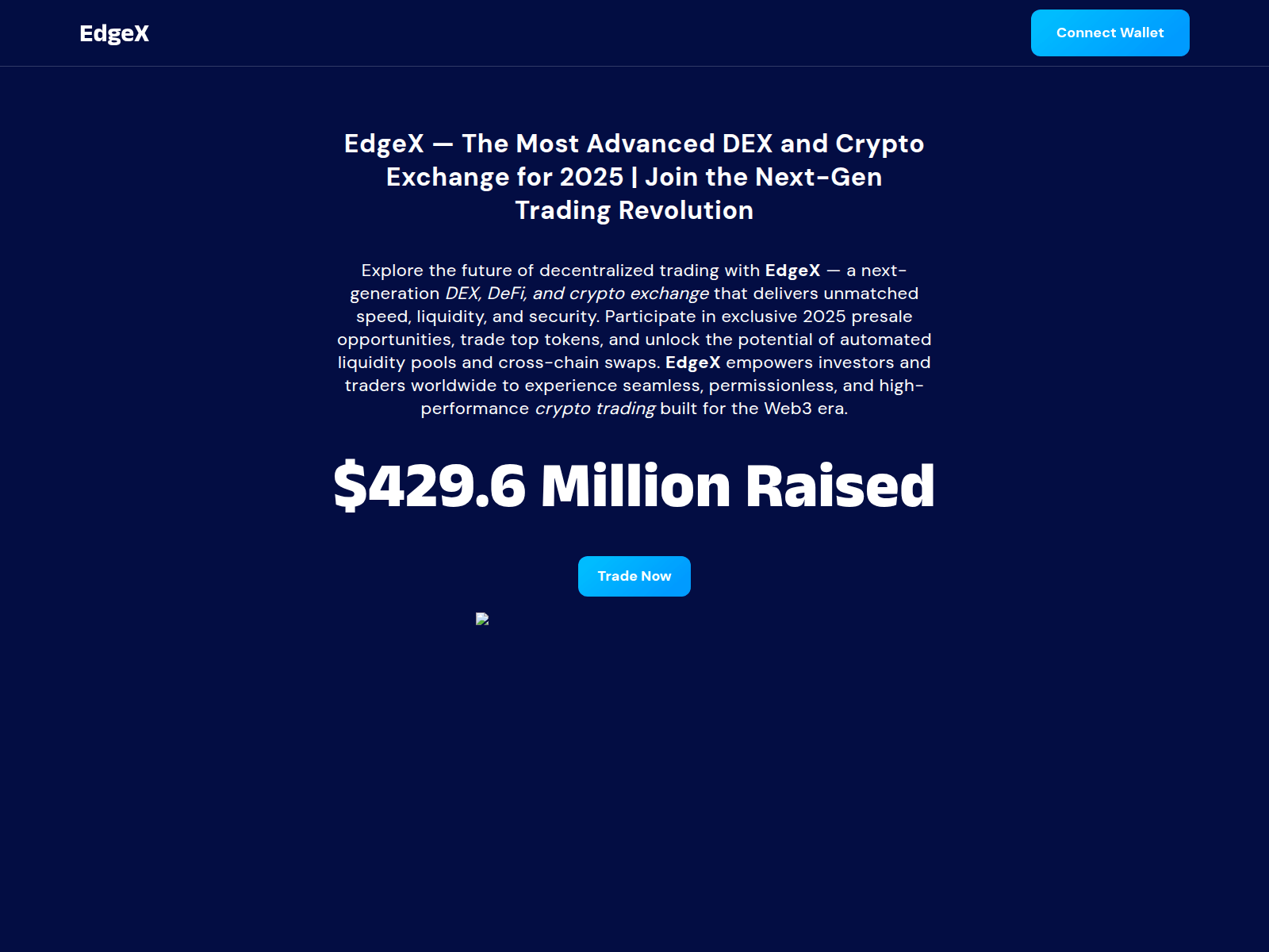 Screenshot of edgexdex.com