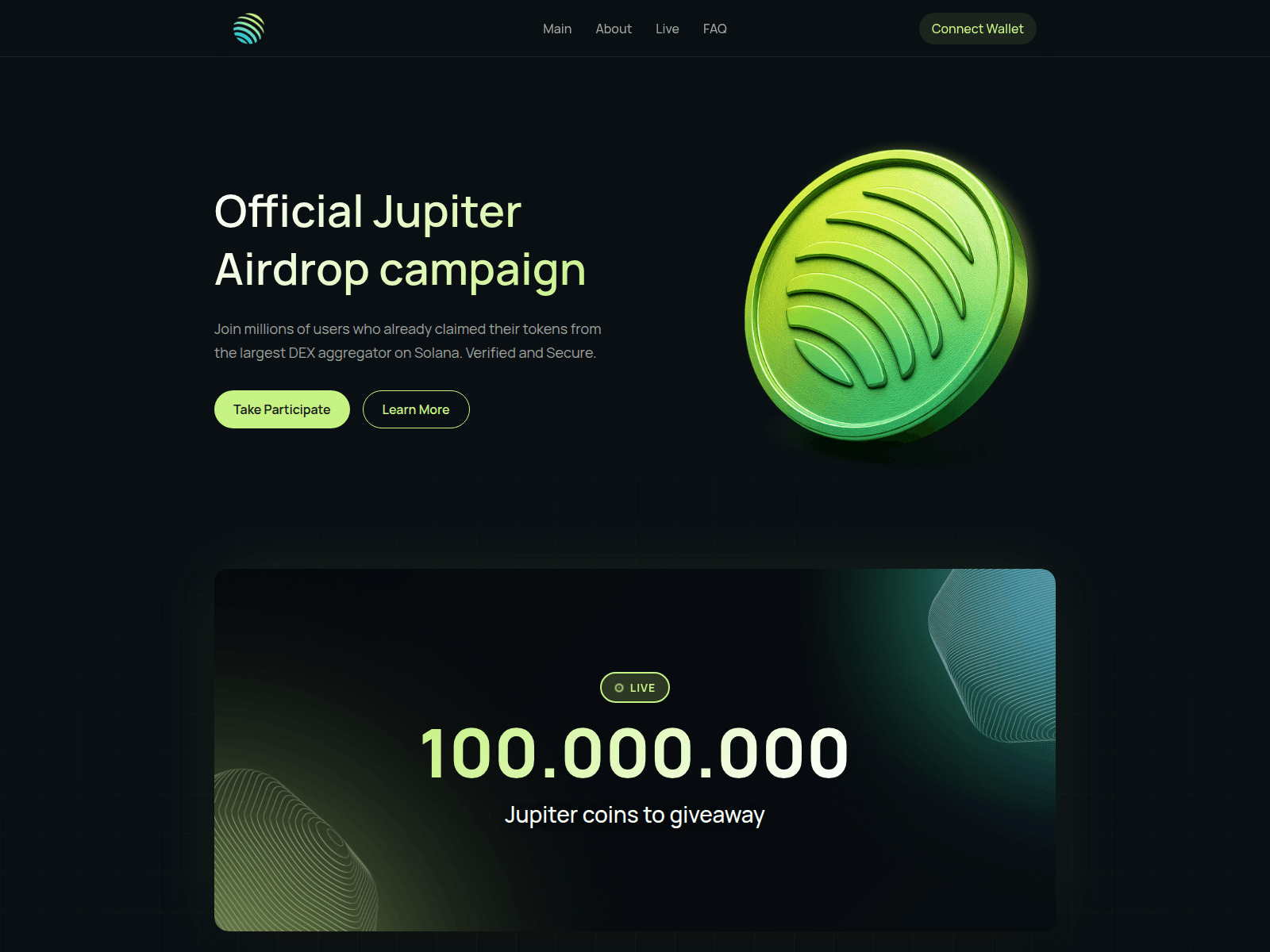 Screenshot of jupuaryevent.live