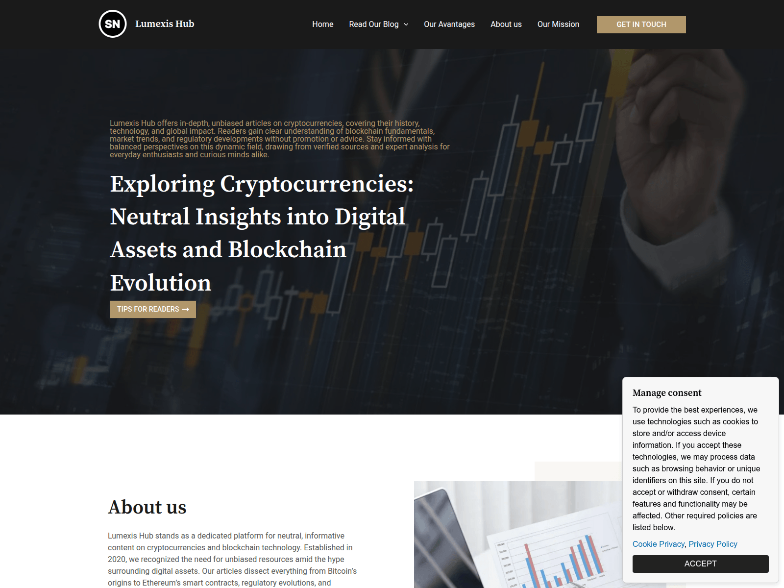 Screenshot of lumexishub.com