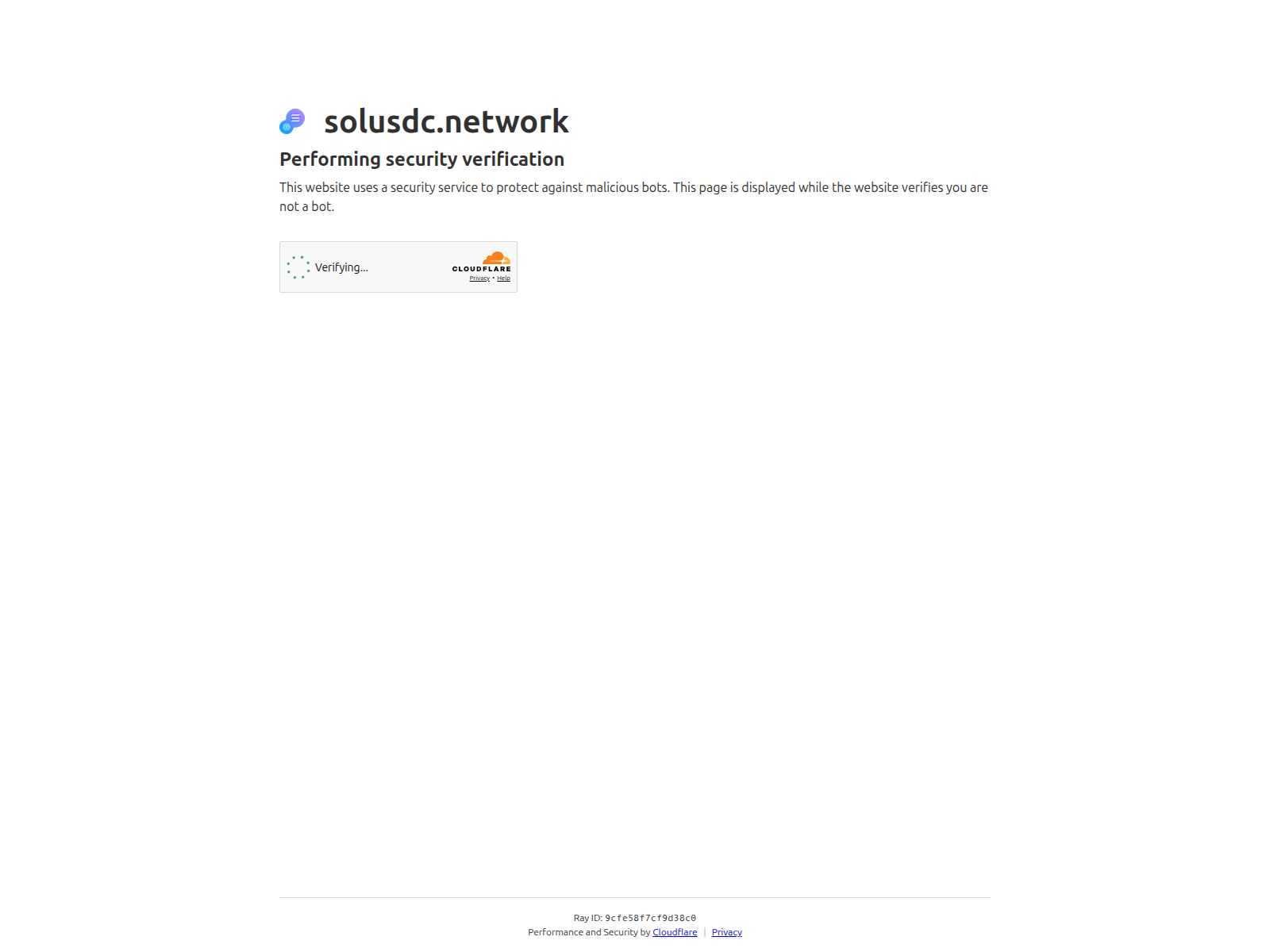 Screenshot of solusdc.network