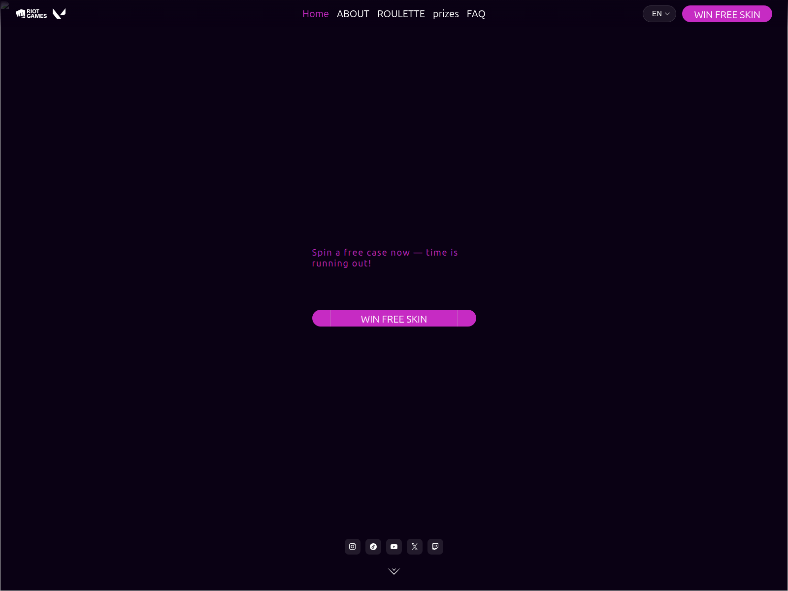 Screenshot of valorfun.xyz