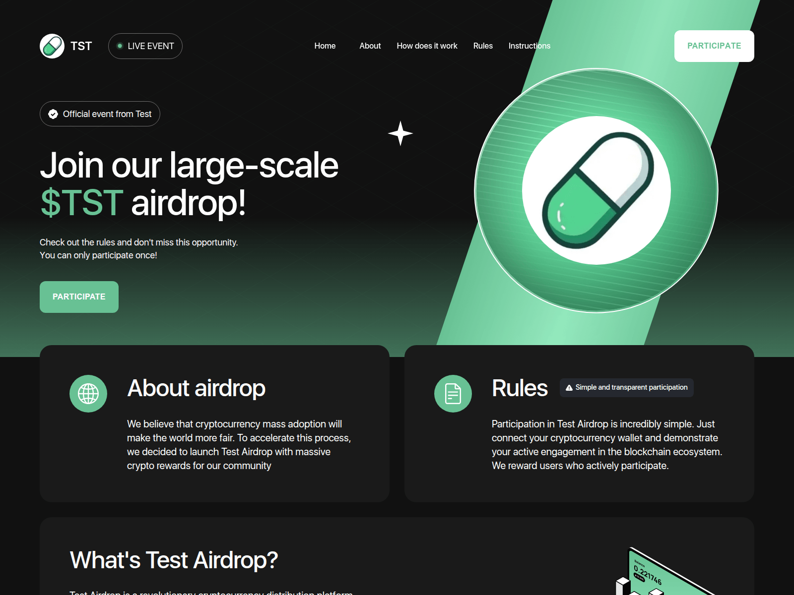 Screenshot of tst.officialrewards.live