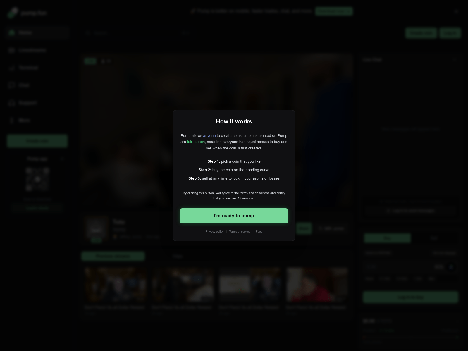 Screenshot of xn--pmp-21a.fun/live/6jfRbgs3B1KrhohSZ7KbhJckHZektQs1rRUSwWeZpump