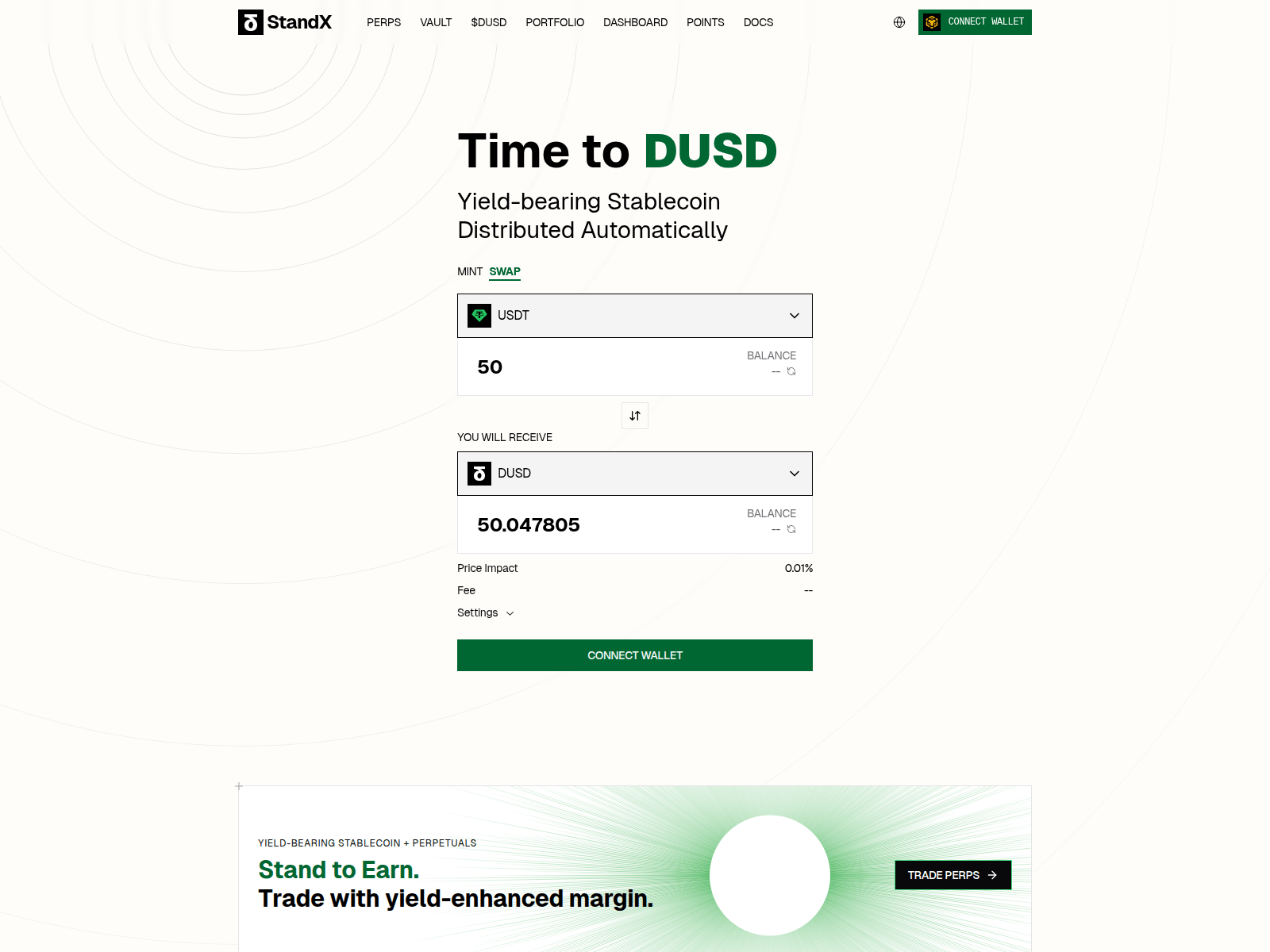 Screenshot of standx.icu