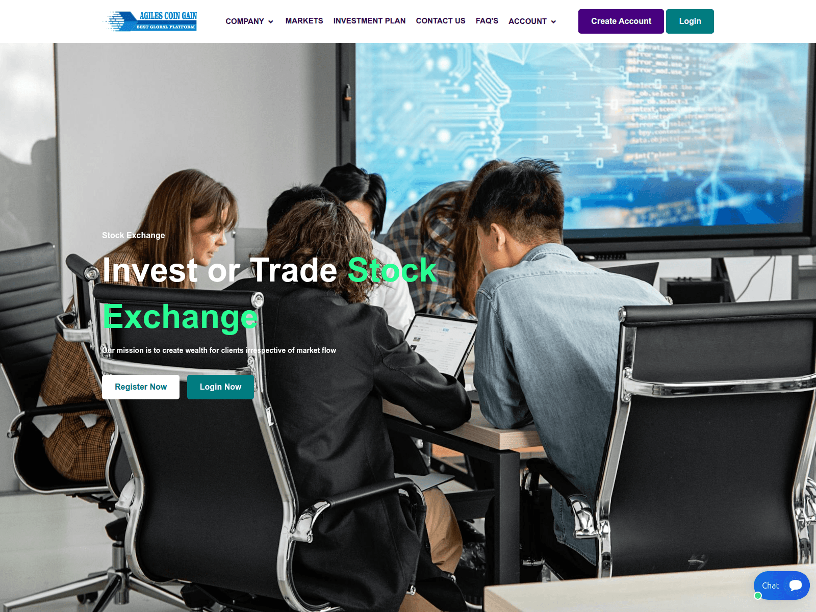 Screenshot of agilescoingain.com