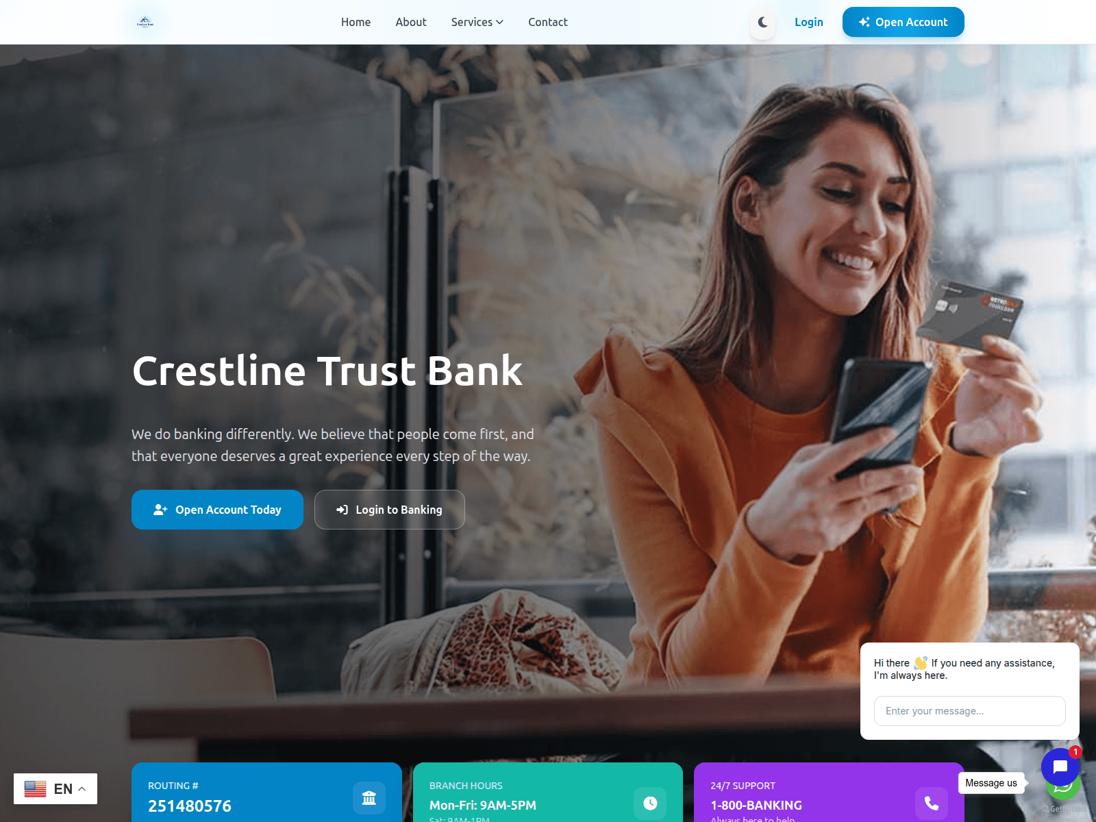 Screenshot of crestlinetrust.com