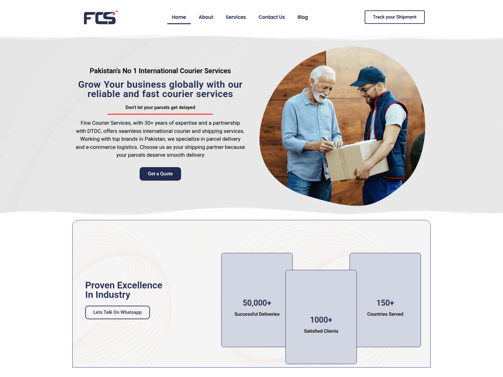 Screenshot of fcspost.com