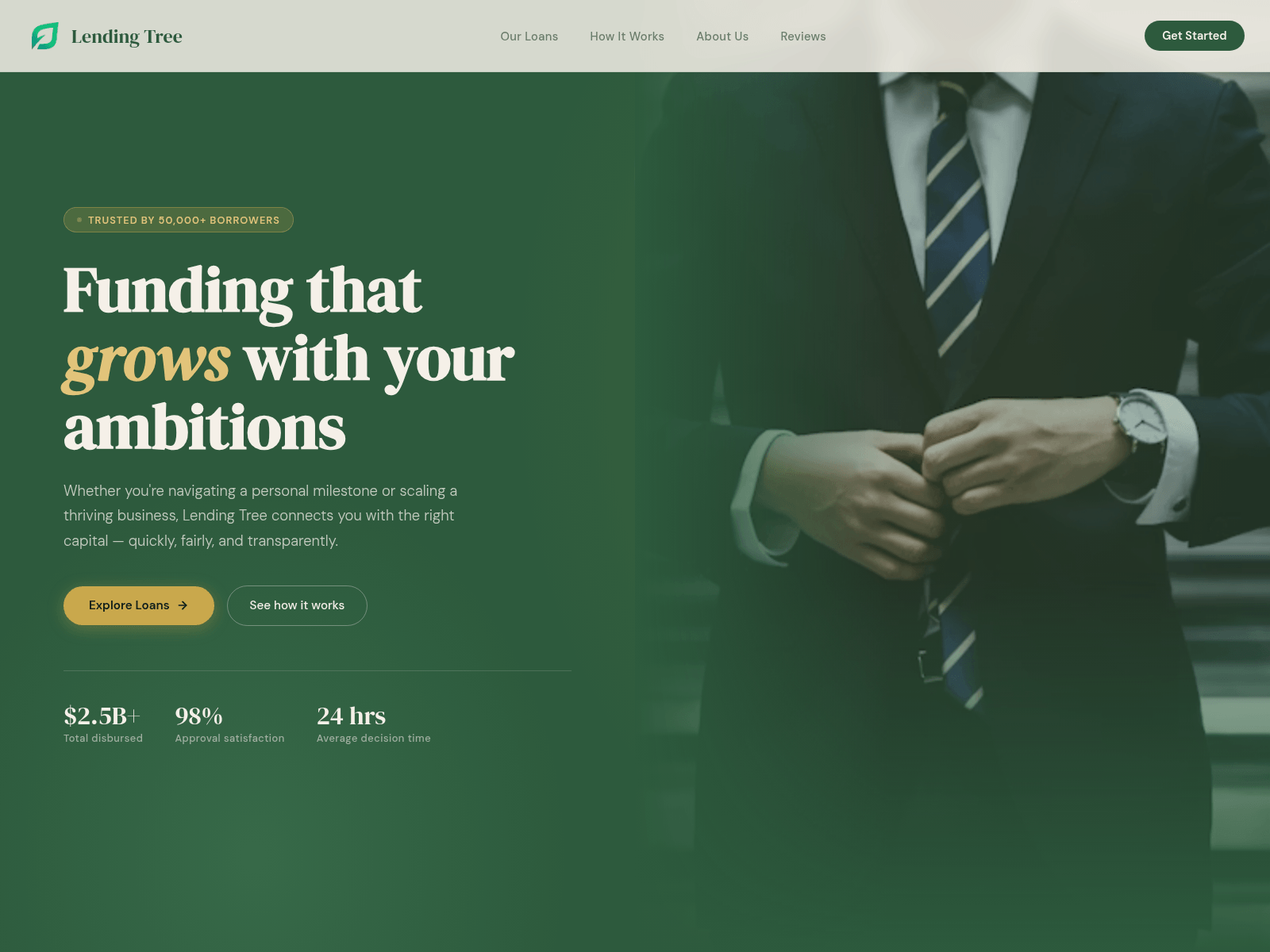 Screenshot of lendingtree.ink