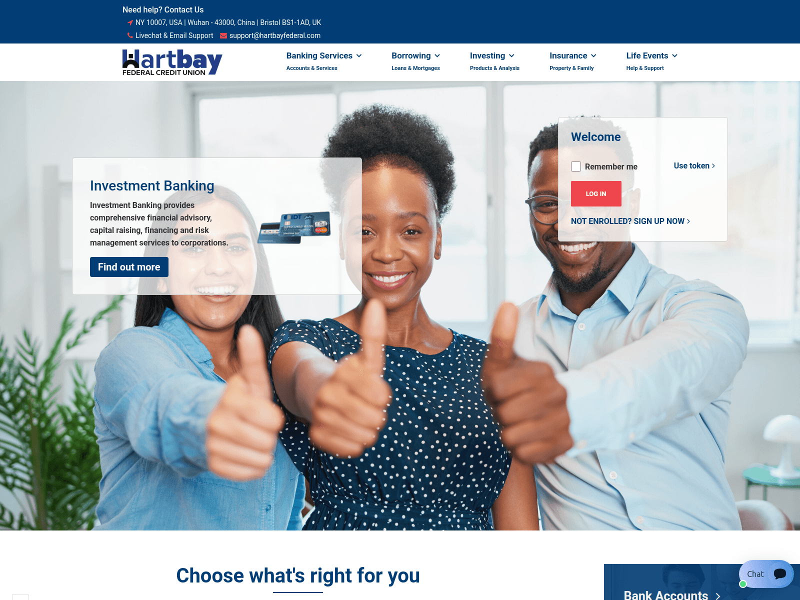 Screenshot of www.hartbayfederal.com