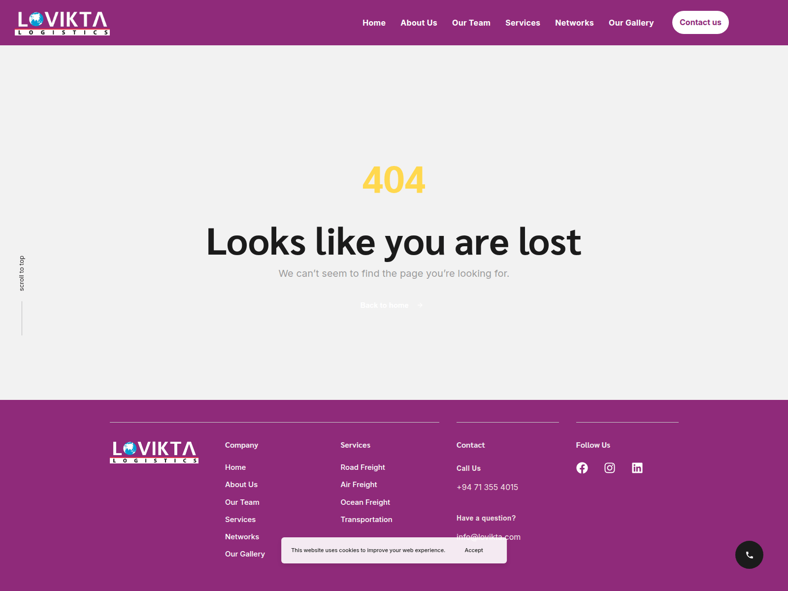 Screenshot of lovikta.com