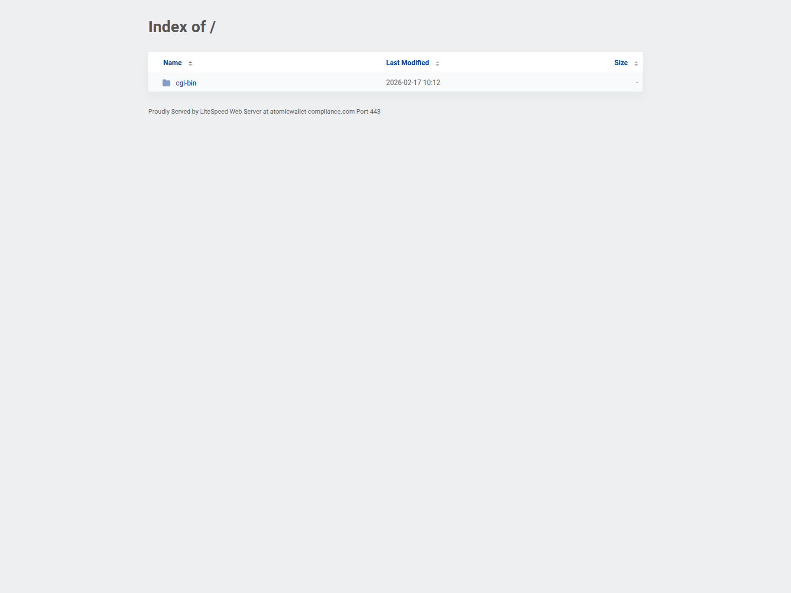 Screenshot of atomicwallet-compliance.com