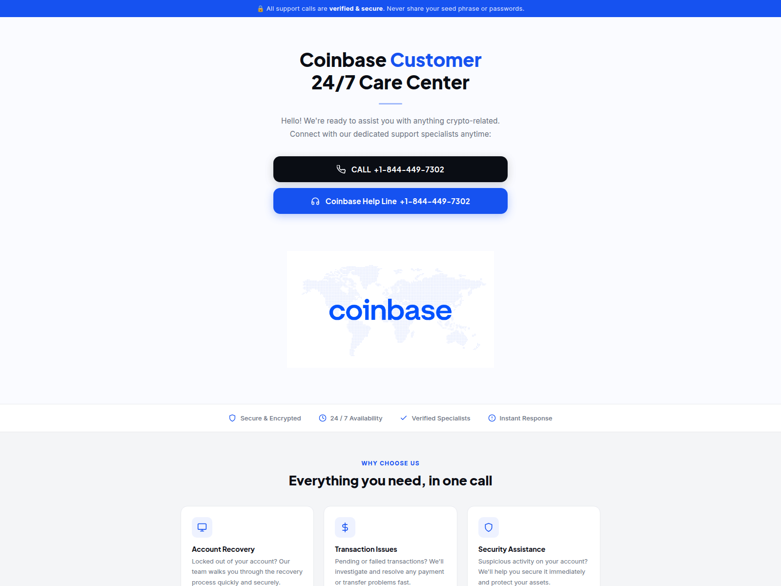 Screenshot of coinandbasecrptohelp.pages.dev