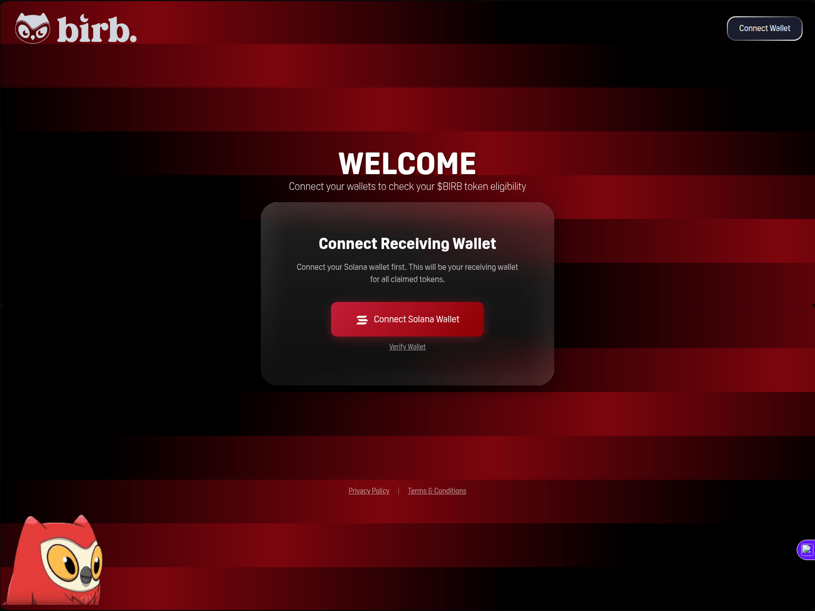 Screenshot of claim-moonbirds.xyz