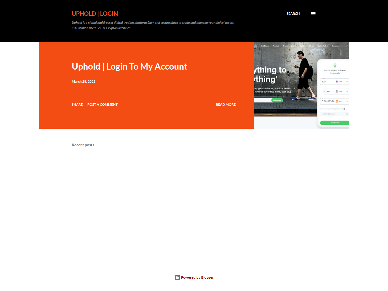 Screenshot of upholddlogin.blogspot.sn