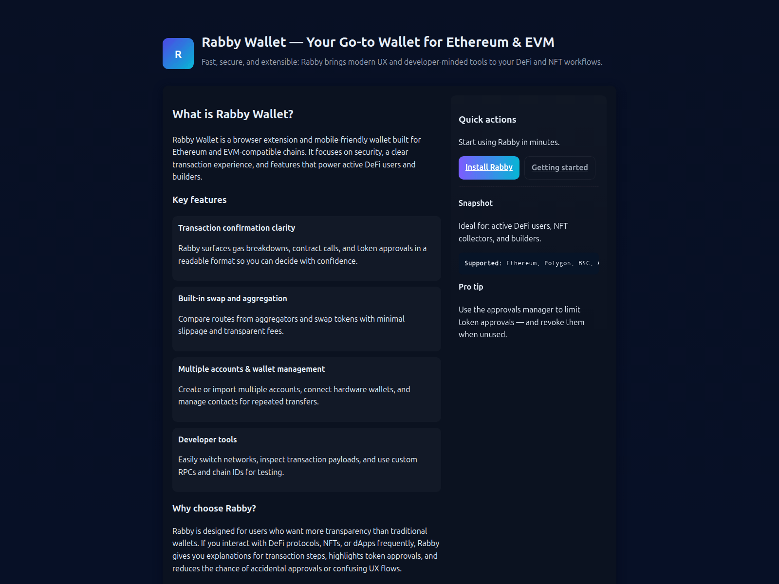 Screenshot of sso-rabby-wallat.pages.dev