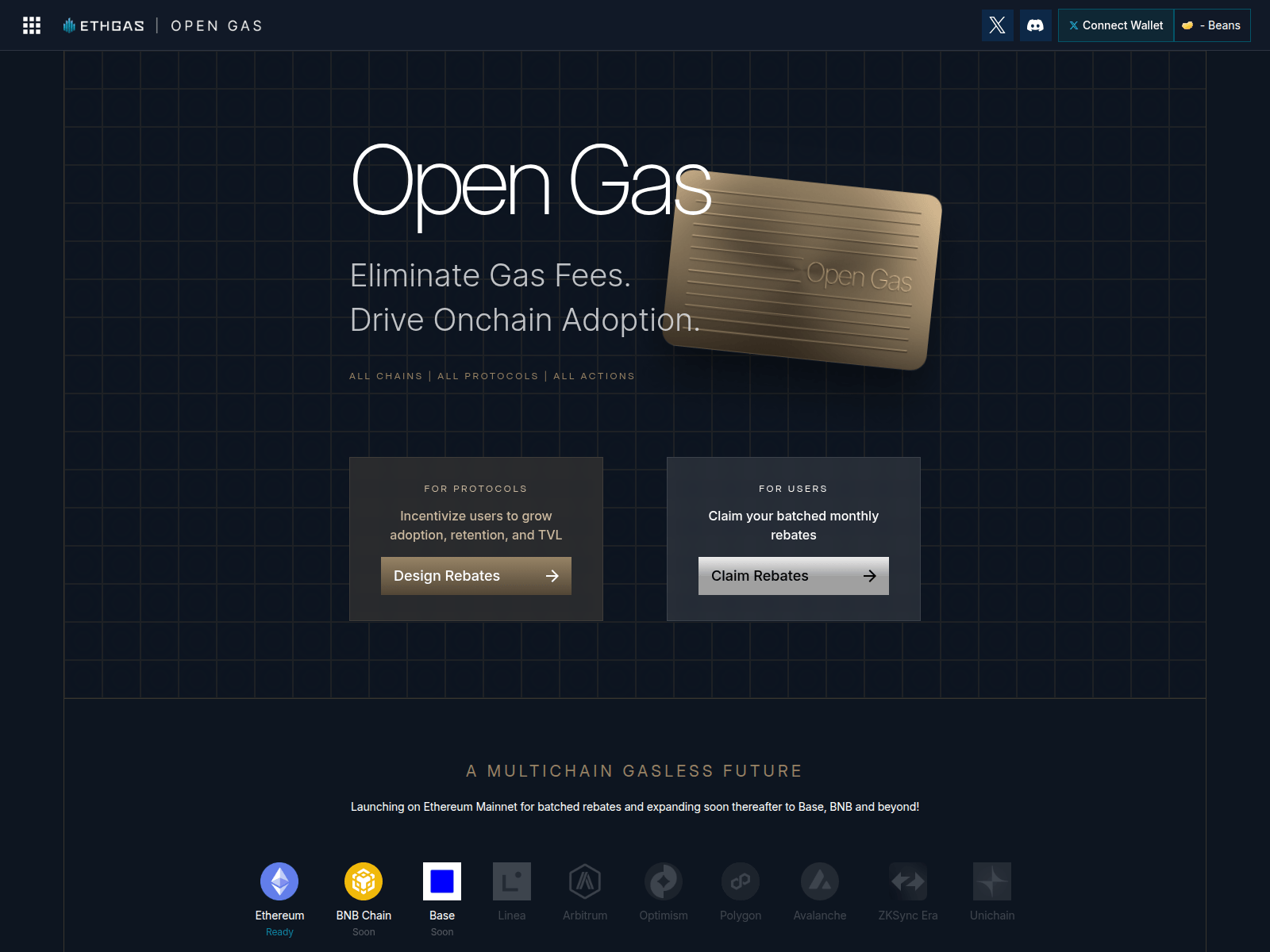 Screenshot of opengasupdates.live