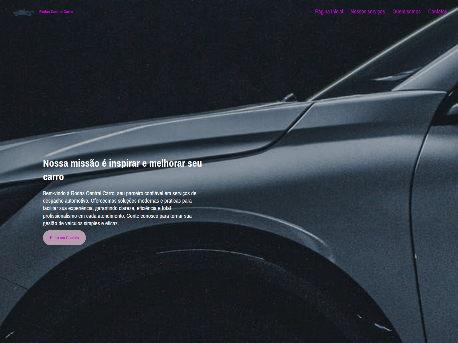 Screenshot of rodascentralcarros.com