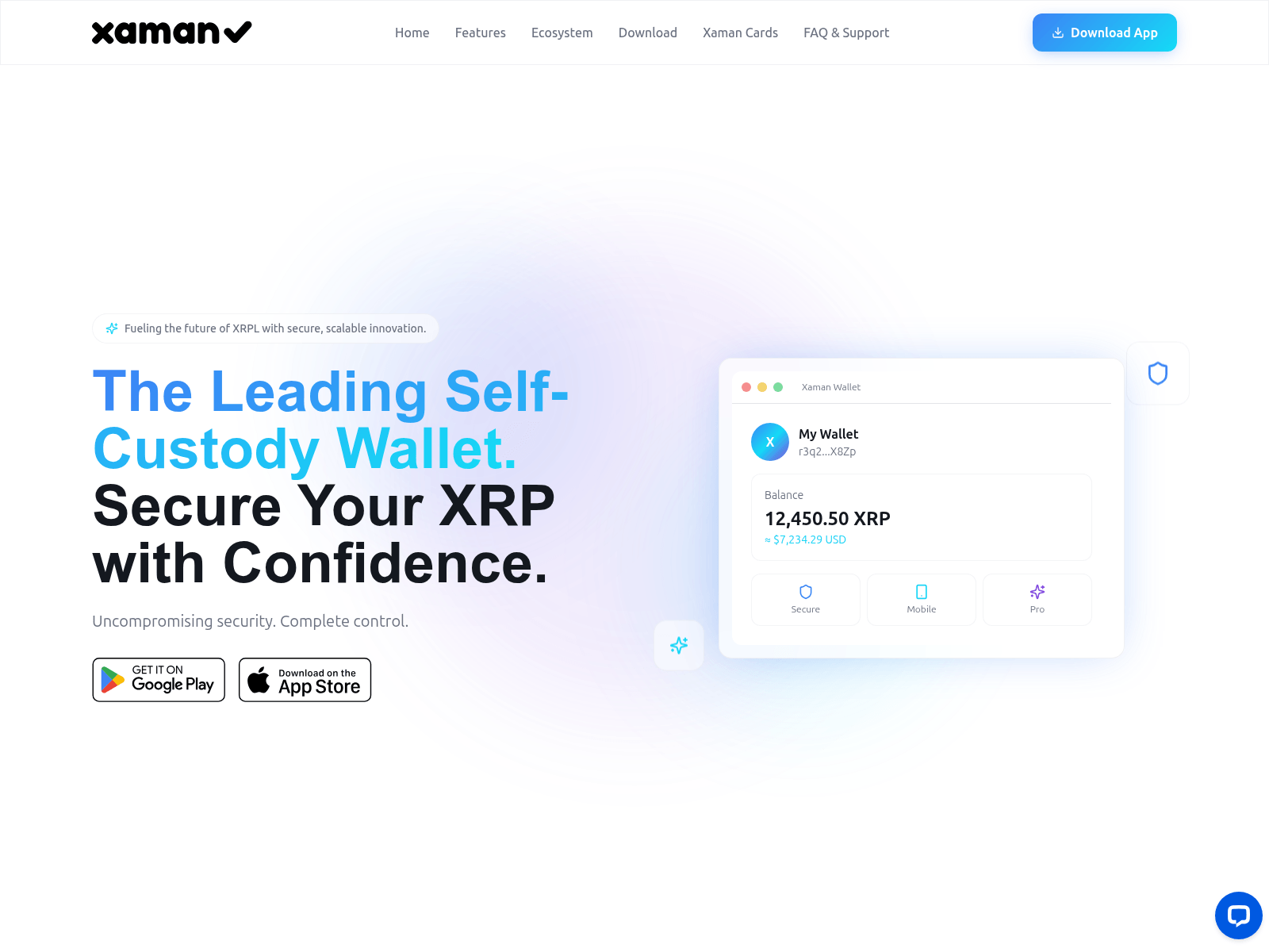 Screenshot of xamanwalletpc.com