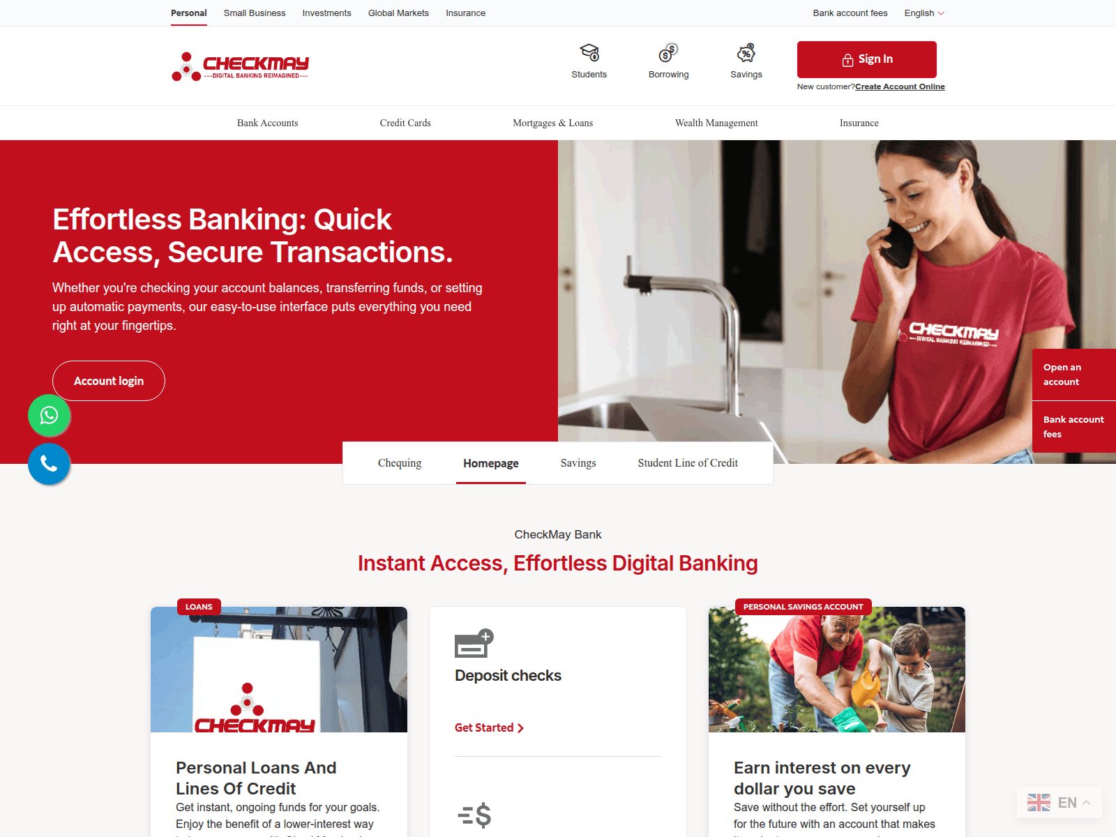 Screenshot of checkmay.com