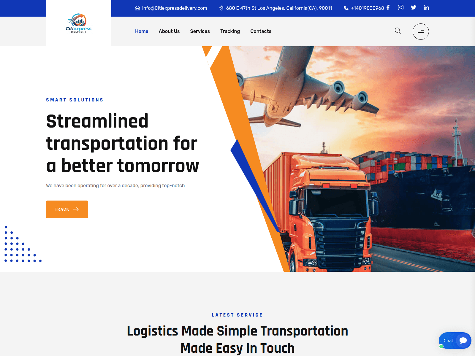 Screenshot of citiexpressdelivery.com.peermafido.com