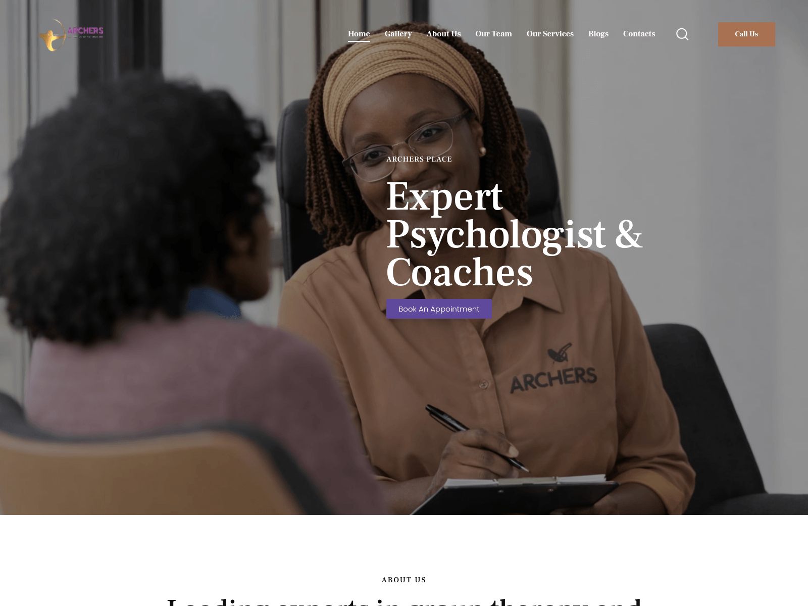 Screenshot of www.archersplace.com