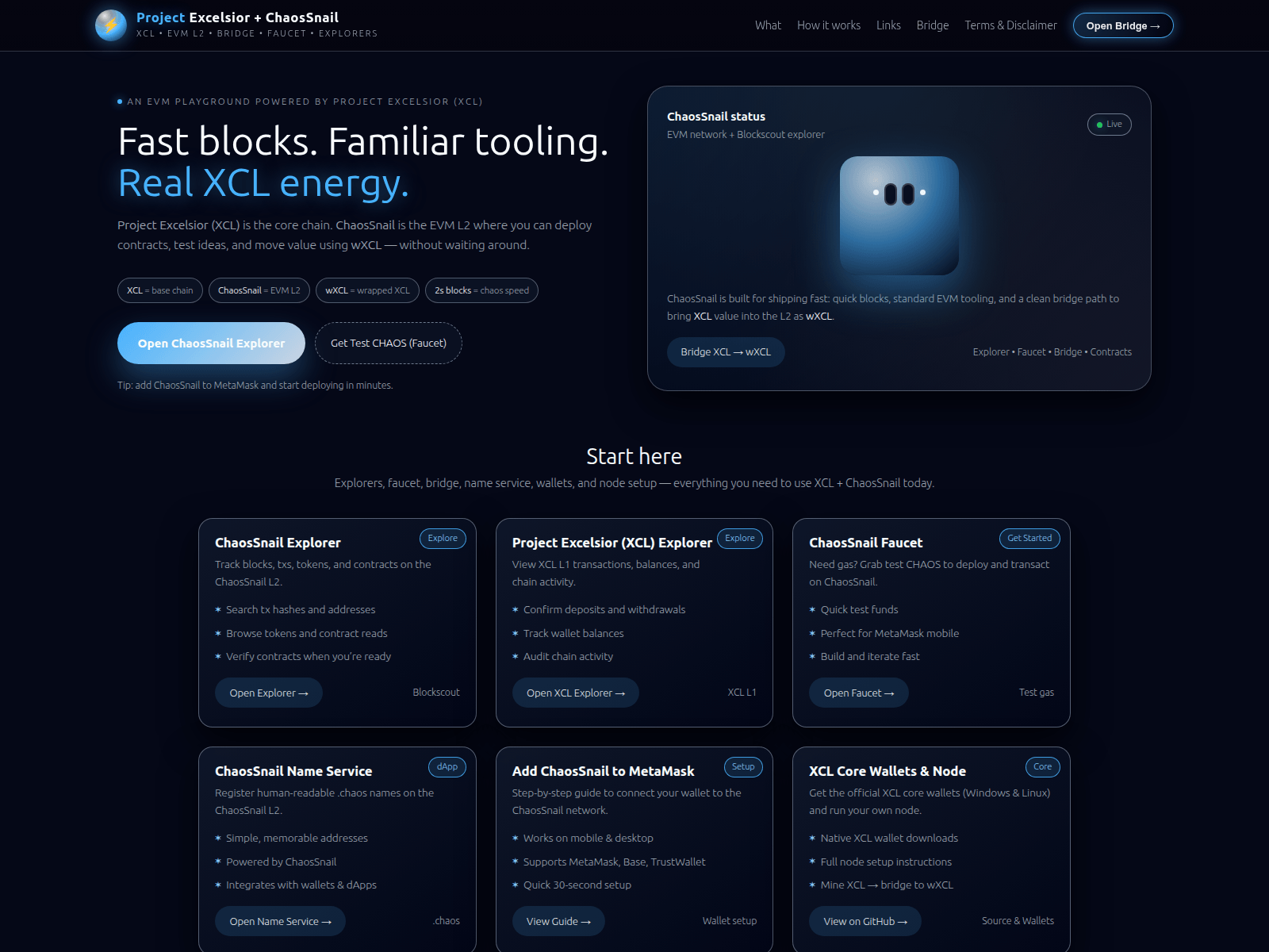 Screenshot of projectxcl.com