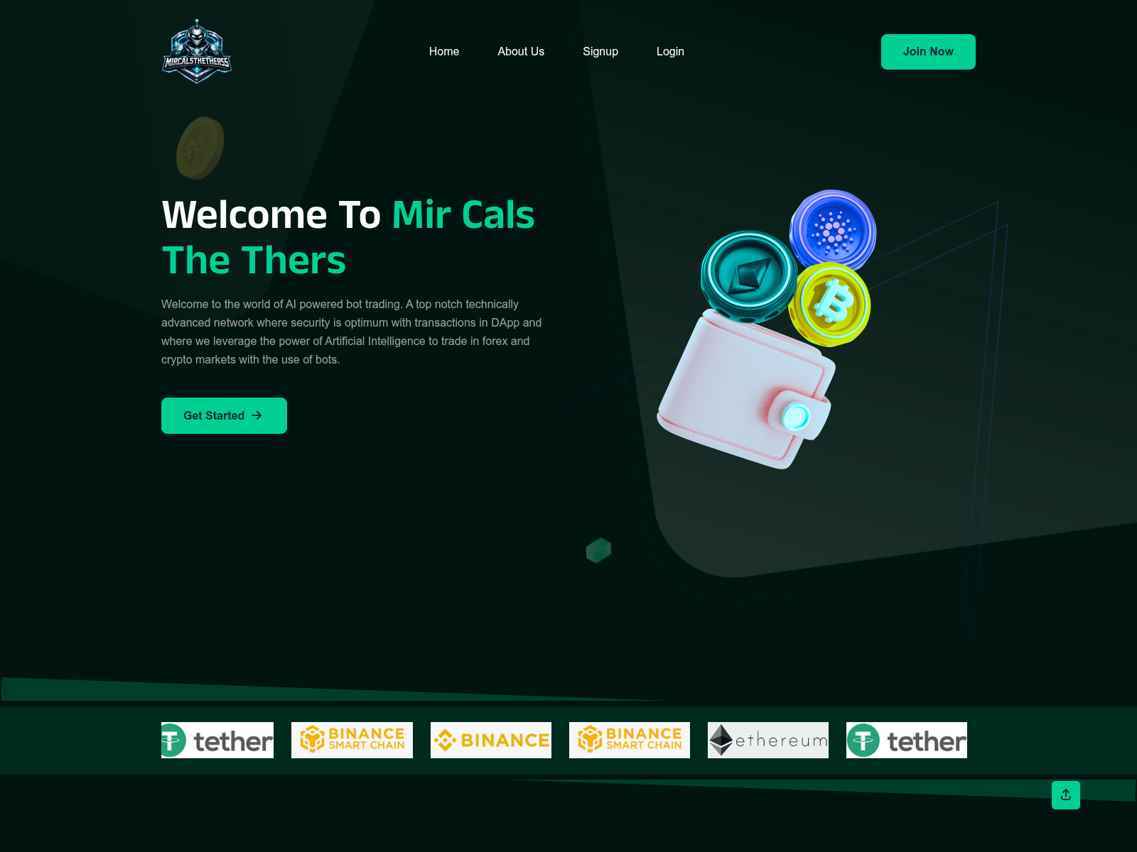 Screenshot of mircalsthethers.life