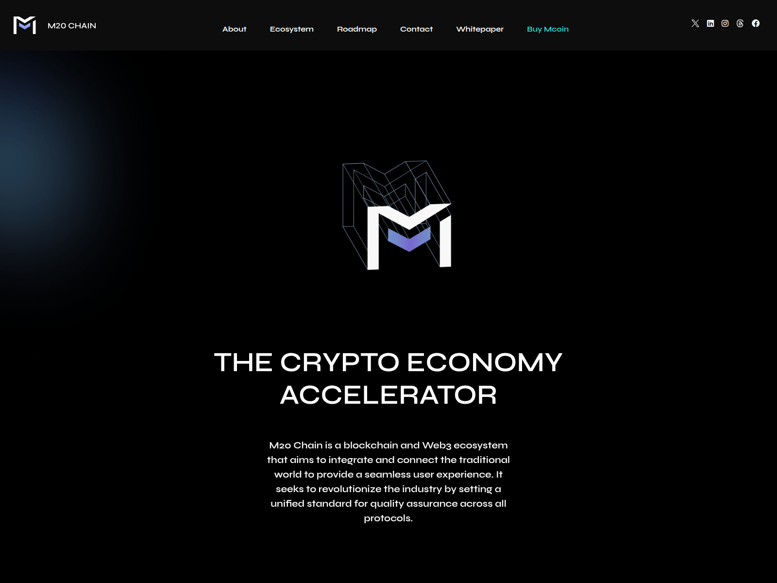Screenshot of m20chain.com