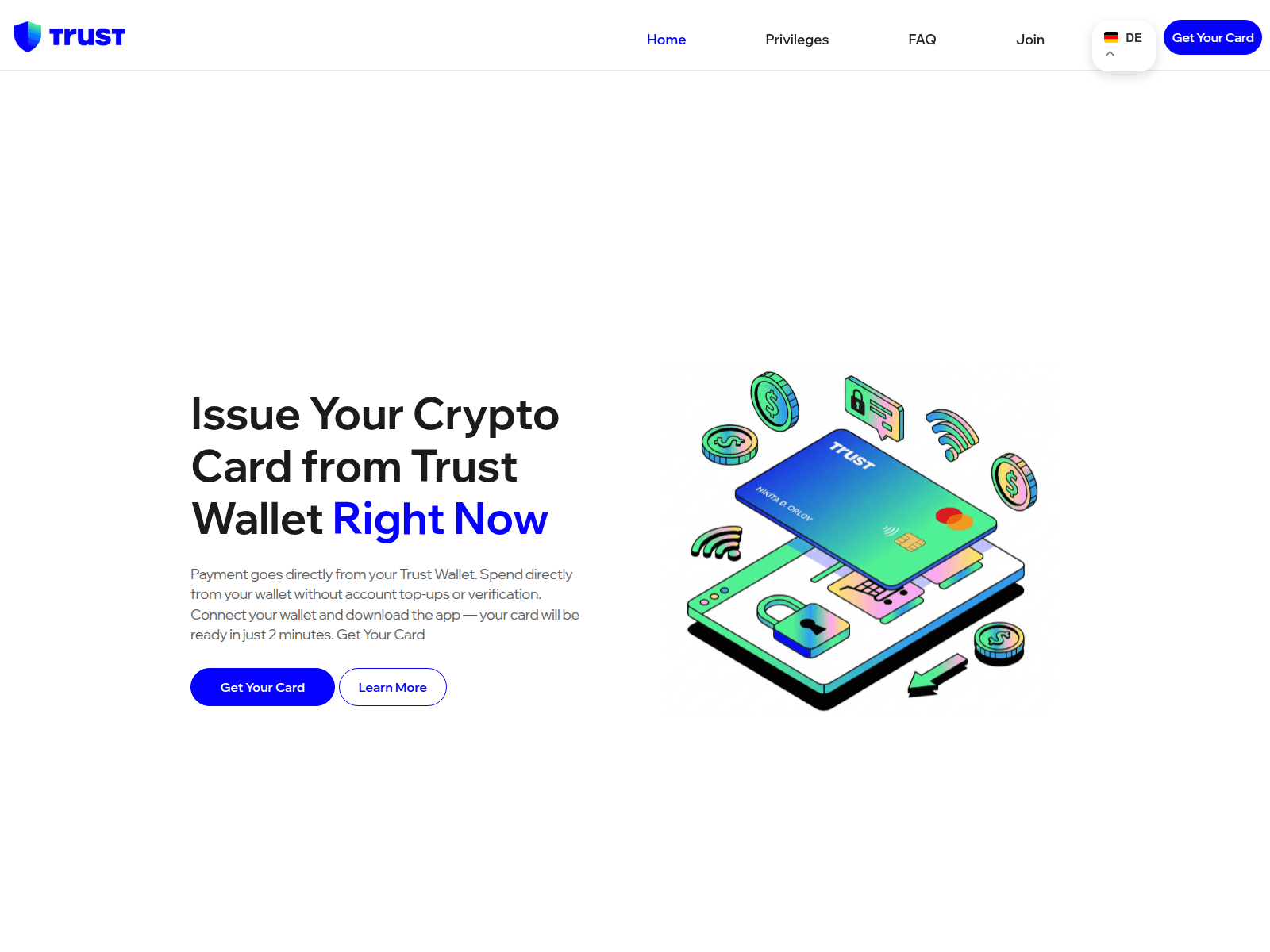 Screenshot of www.tw-cards.com