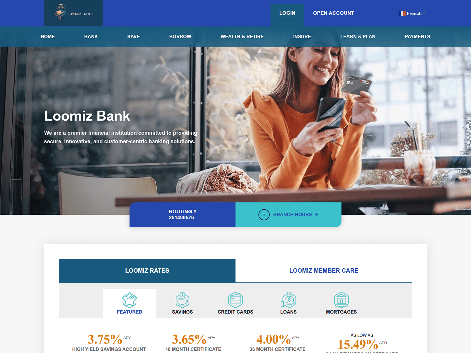 Screenshot of www.loomizbk.com.mazcapitals.com