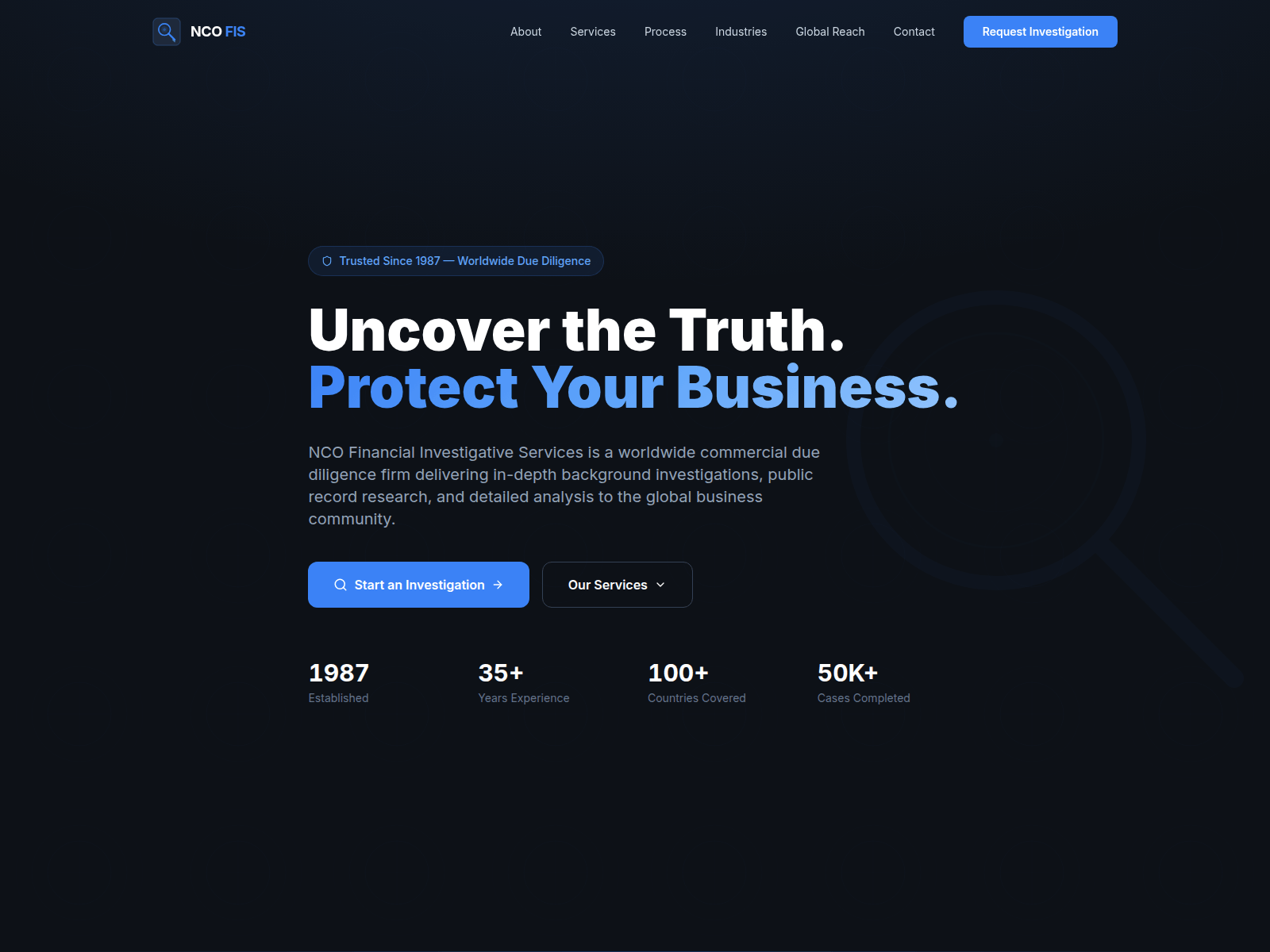 Screenshot of ncofis.com