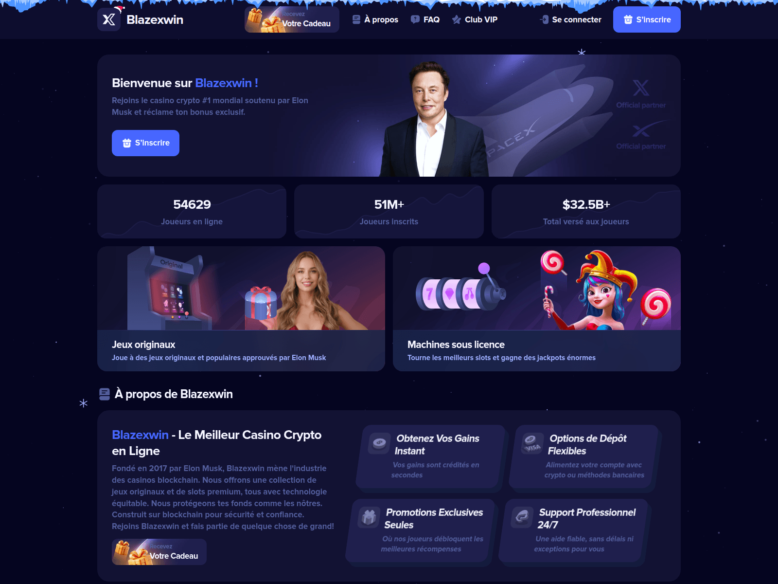 Screenshot of blazexwin.com