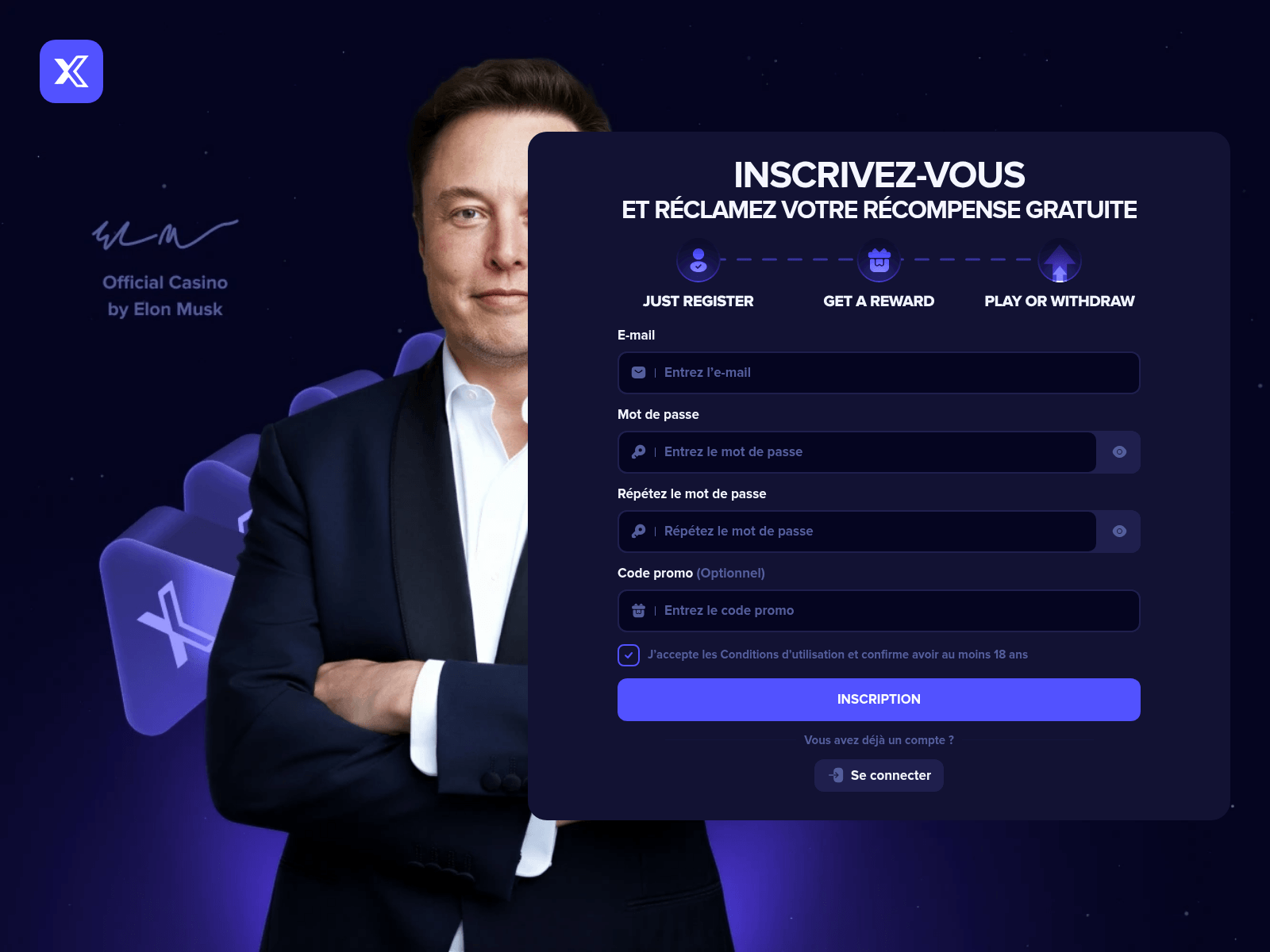 Screenshot of luxespin.top