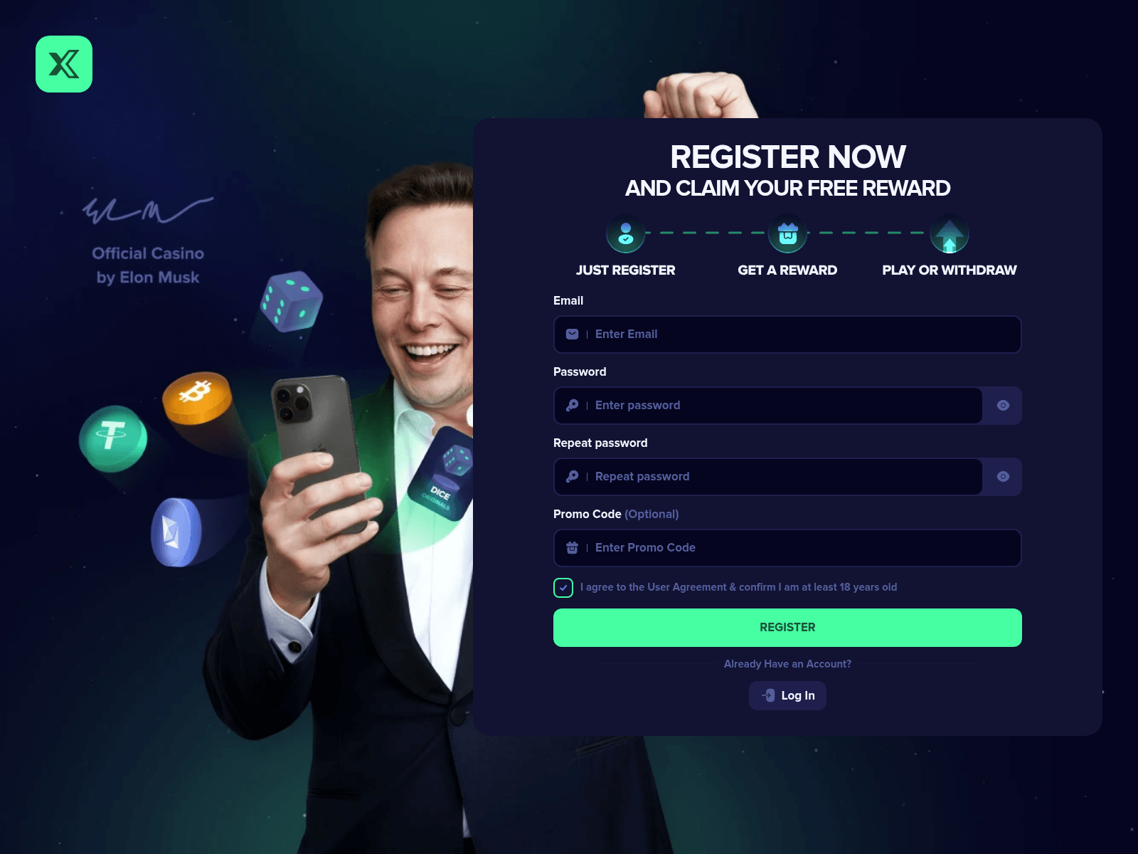 Screenshot of longbet.top