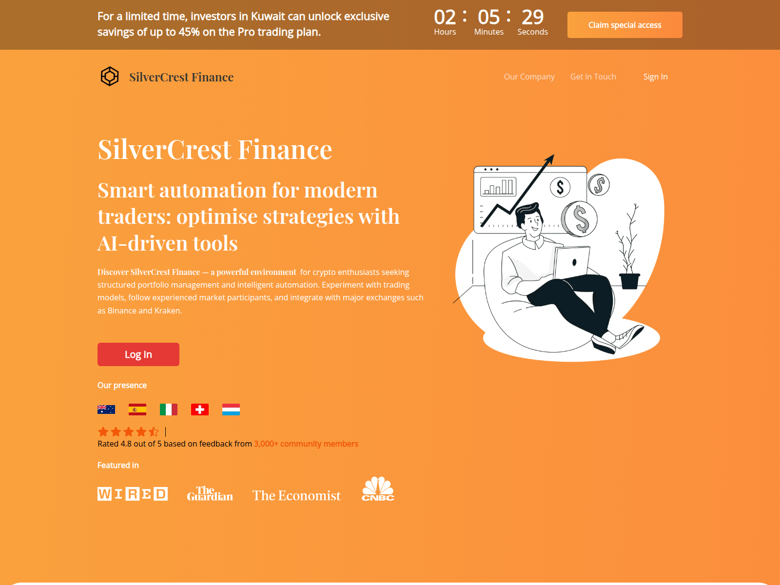 Screenshot of silvercrestfinancekw.net