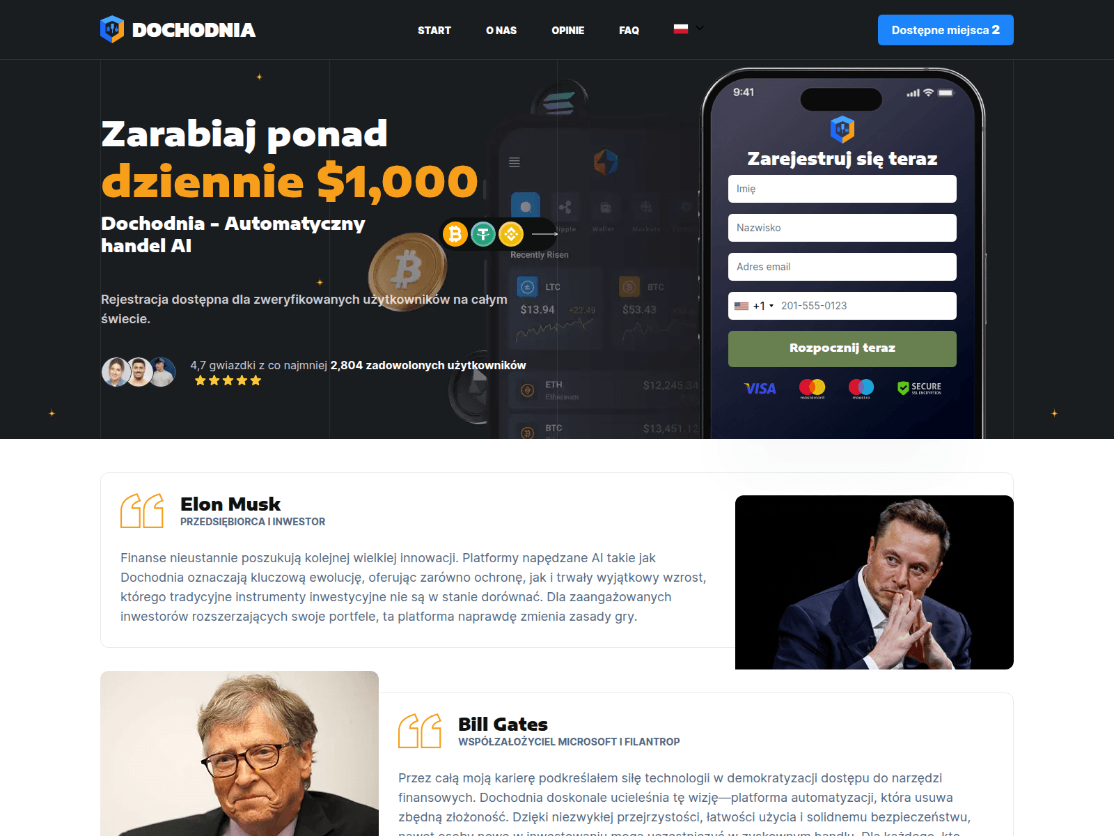 Screenshot of dochodnia-invest.cfd