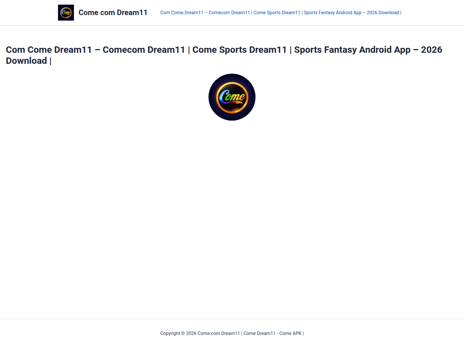 Screenshot of com-come.com