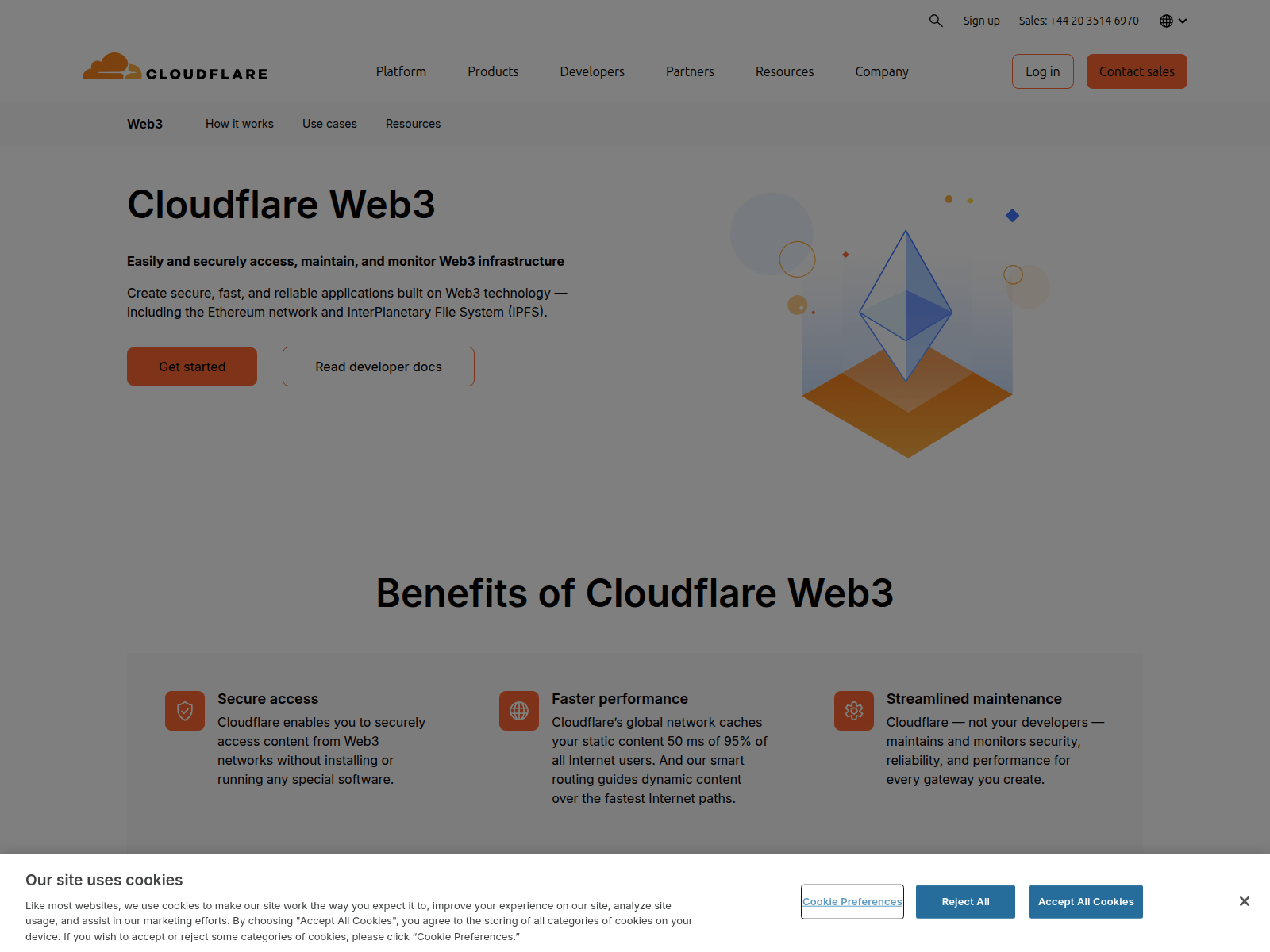 Screenshot of cloudflare-eth.com