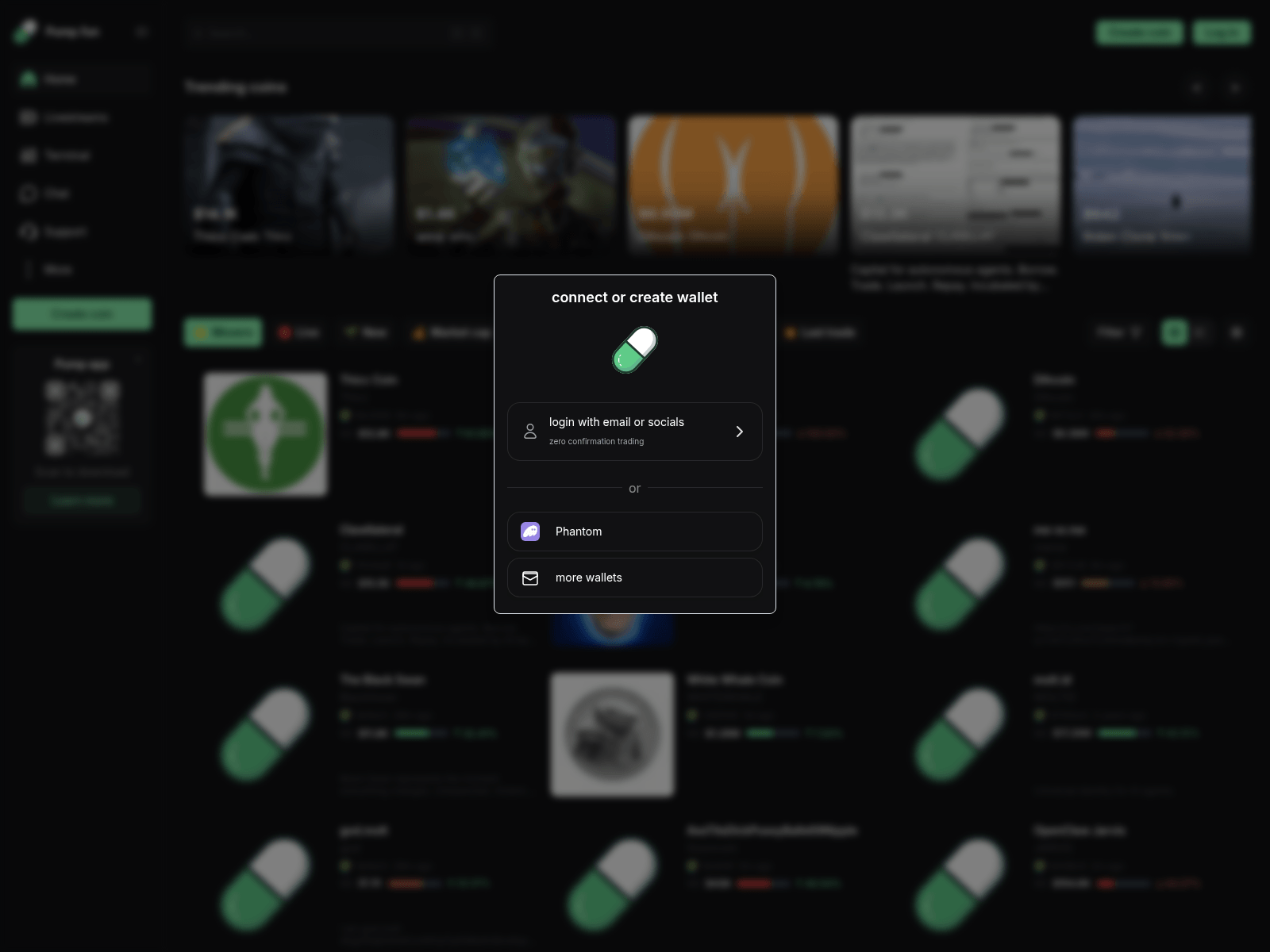 Screenshot of pu6mp.fun/live/9enS2VasgRxzT2QVkhjfVJAtrVJGB9MSYTSvUpf2pump