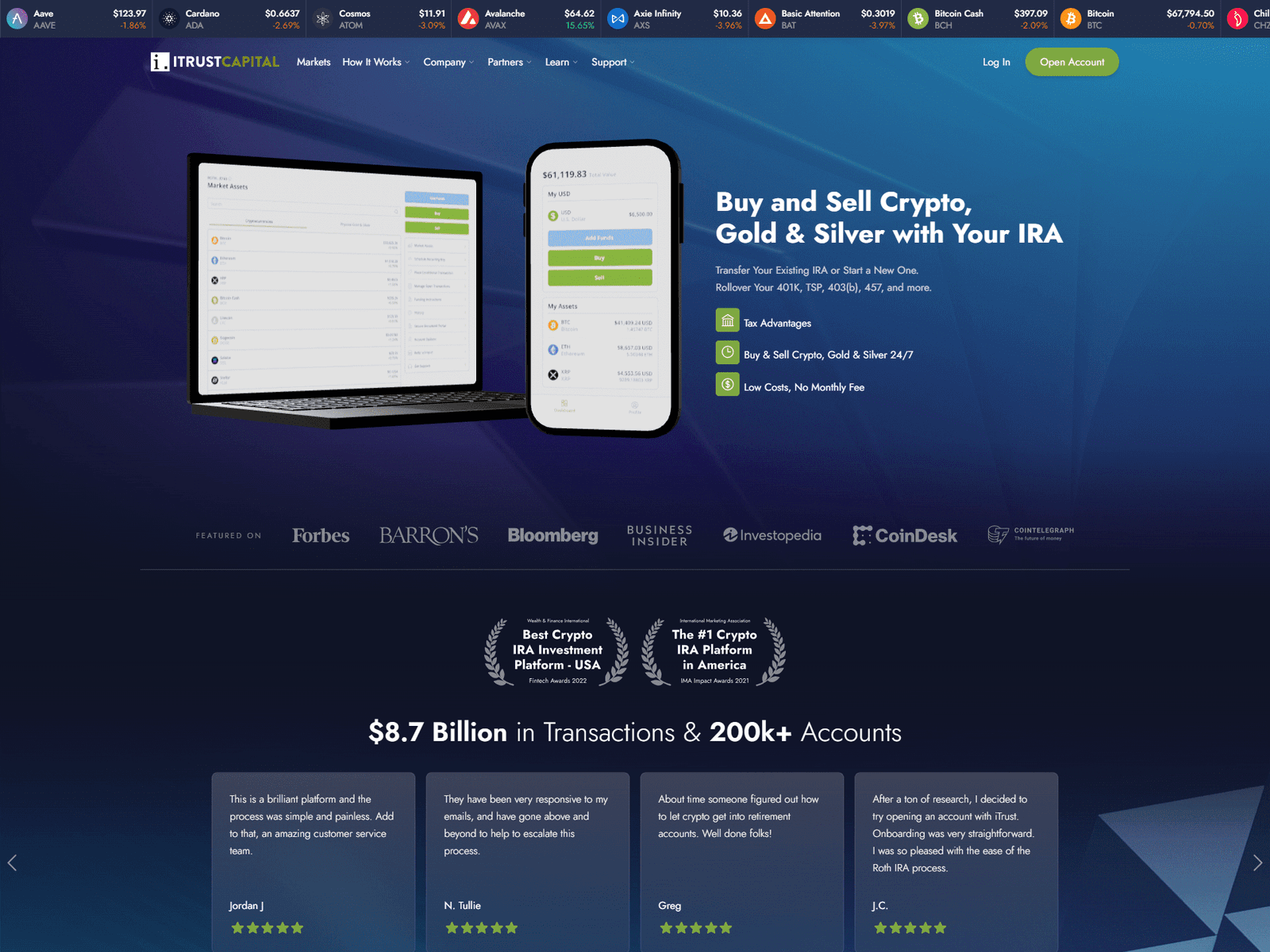 Screenshot of sso---itrusstcapital-com-auths.webflow.io