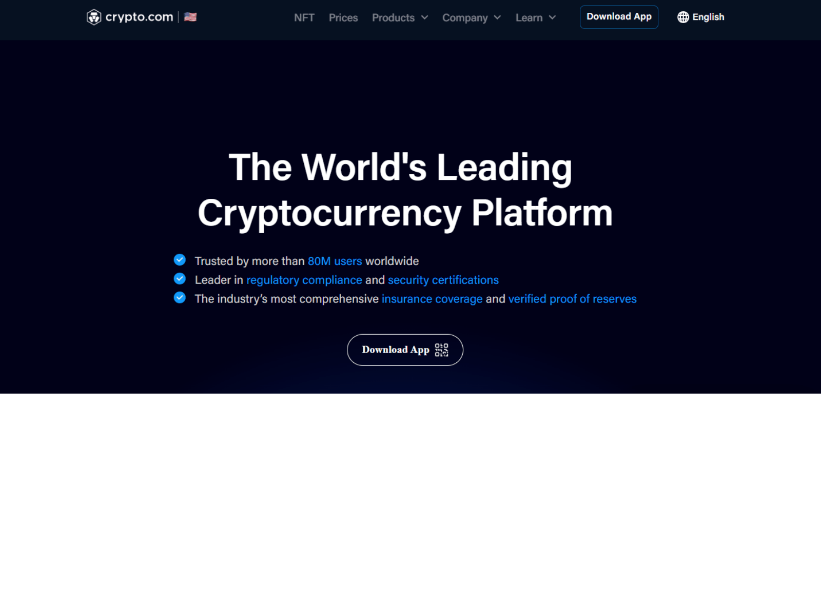 Screenshot of cryptocomloge.webflow.io