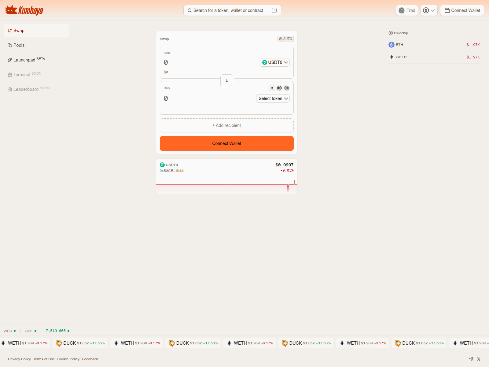 Screenshot of kumbaya.site