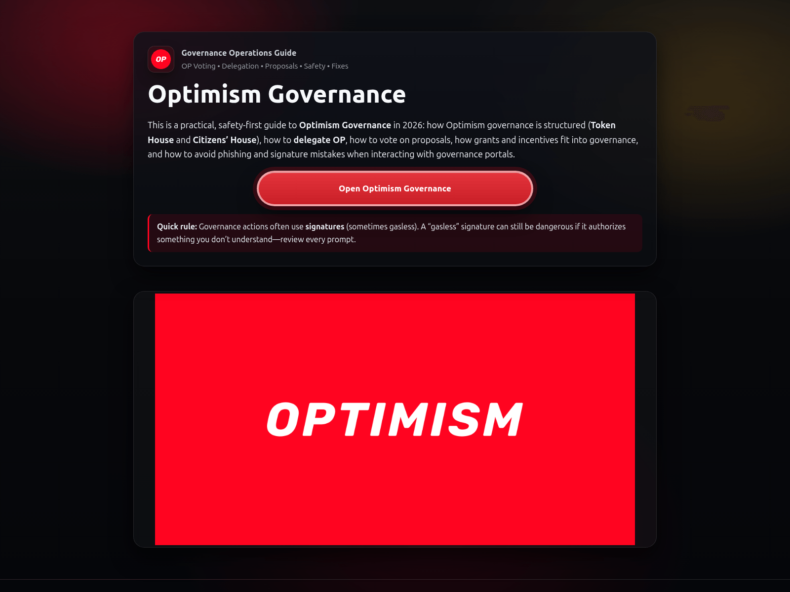 Screenshot of optimism-governance.github.io