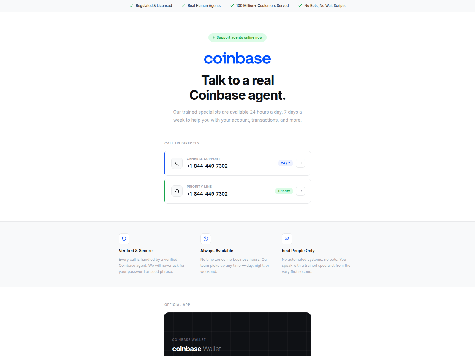 Screenshot of coinbasecryptohelpcenter.pages.dev