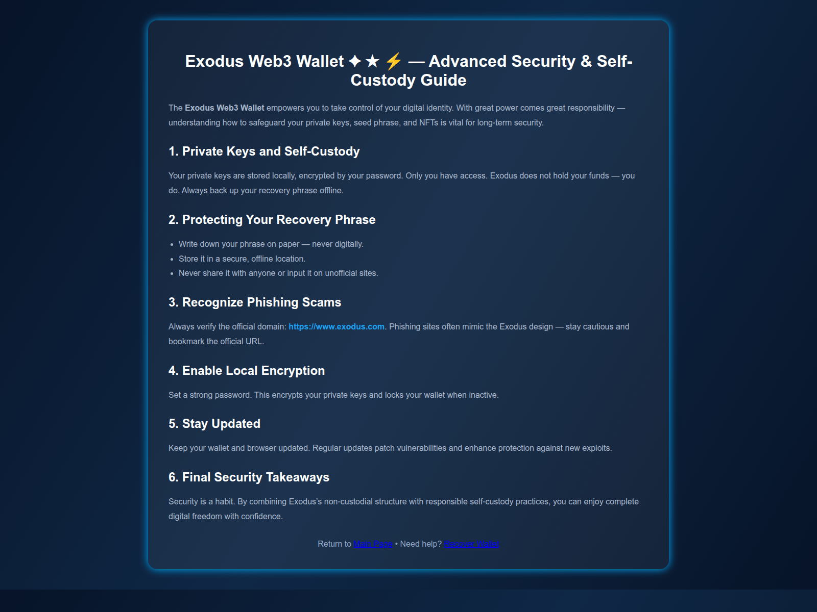 Screenshot of get-exodus-cpp.pages.dev