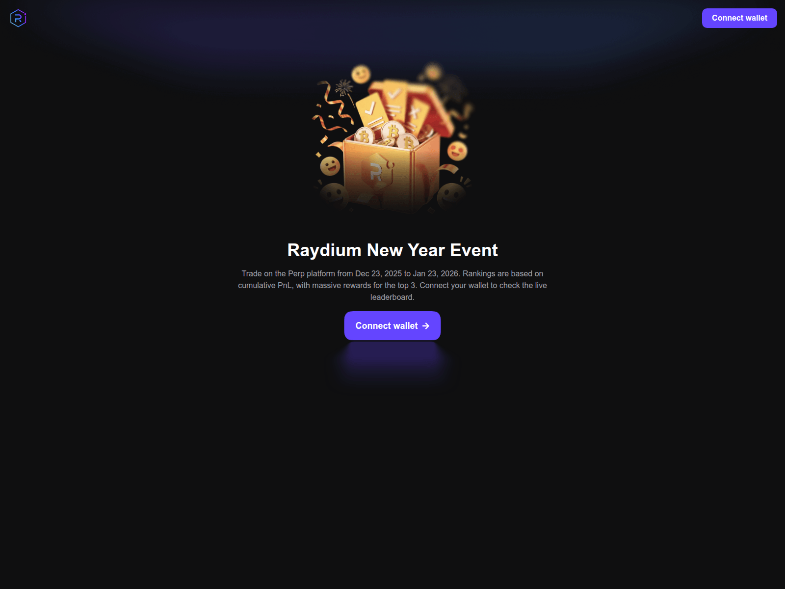 Screenshot of new-year-campaign.raydium.team